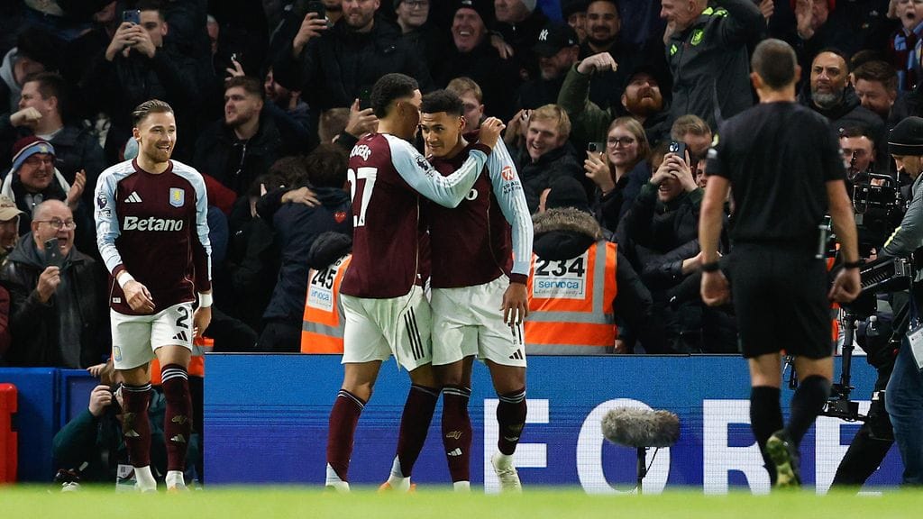 Aston Villa löi Chelsean.