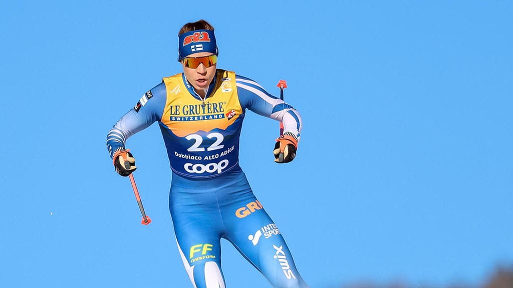 Jasmi Joensuu sijoittui parhaana suomalaisena Tour de Skin avanneessa sprintissä 11:nneksi.