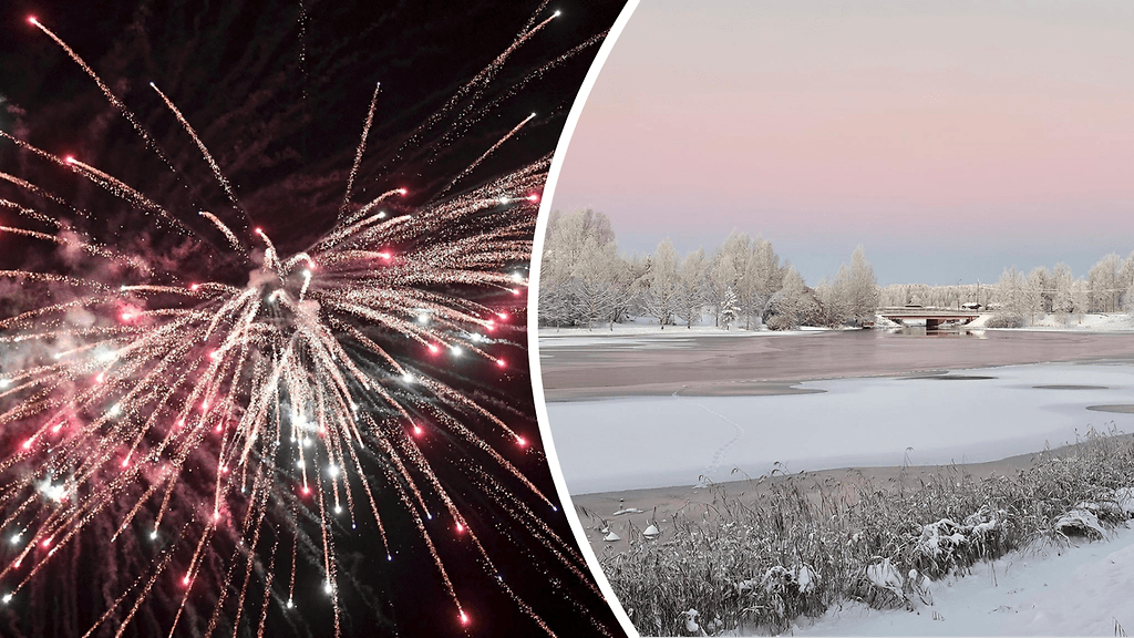 Tänään koko maassa on pakkasta. Kuvan talvimaisema on Parkanosta.