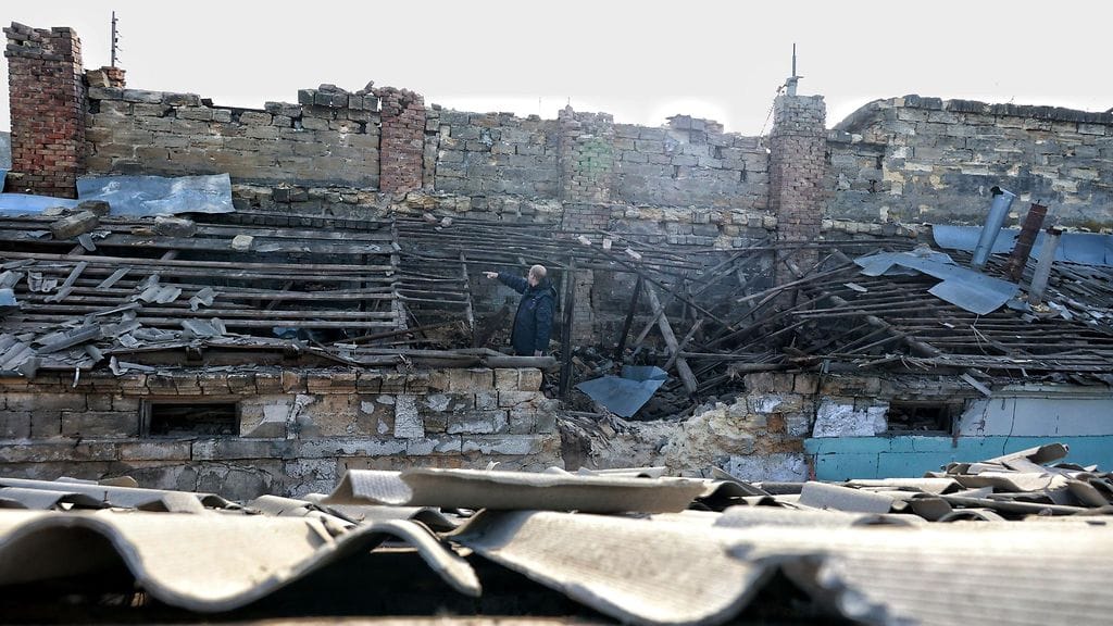 Venäjän iskujen jälkiä Odessassa 13. joulukuuta.