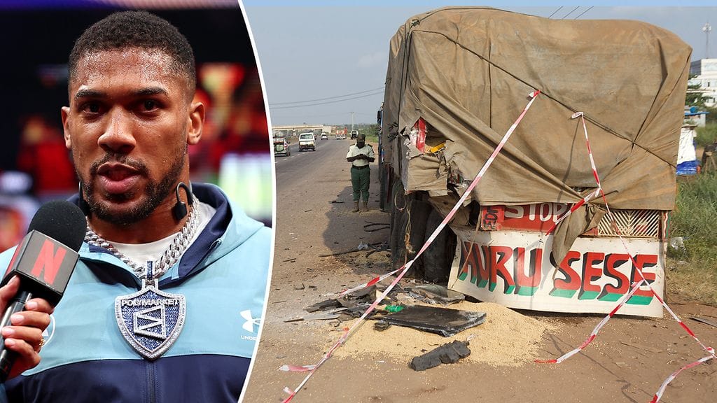 Anthony Joshua menetti kaksi lähteistä ystäväänsä rajussa kolarissa Nigeriassa.