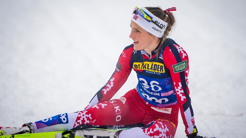 Therese Johaugin juhlat MM-kisoissa eivät menneet täysin putkeen.