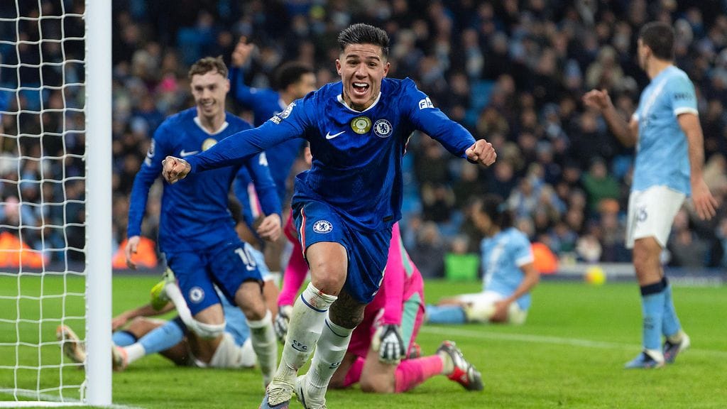 Enzo Fernandez iski Chelsean tasoitusmaalin aivan ottelun lopussa.