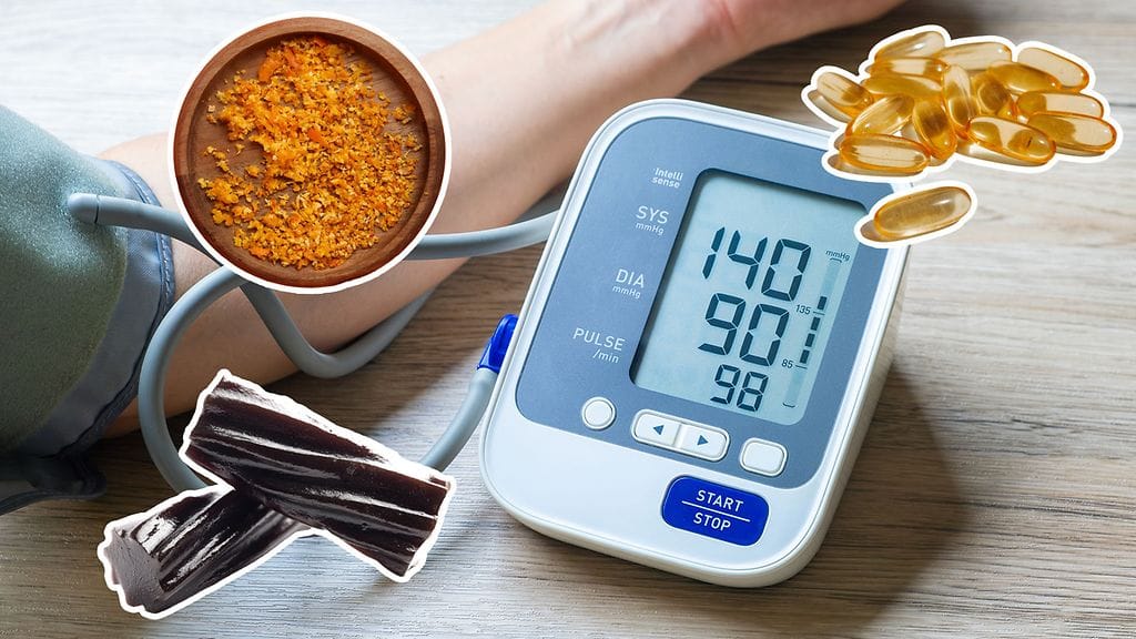 Muun muassa pomeranssi, D-vitamiini ja lakritsijuuri voivat nostaa verenpainetta.
