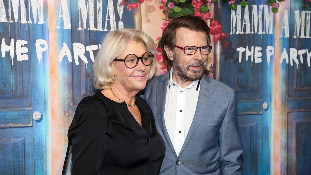 Lena ja Björn Ulvaeus kuvattuna Tukholmassa vuonna 2016.