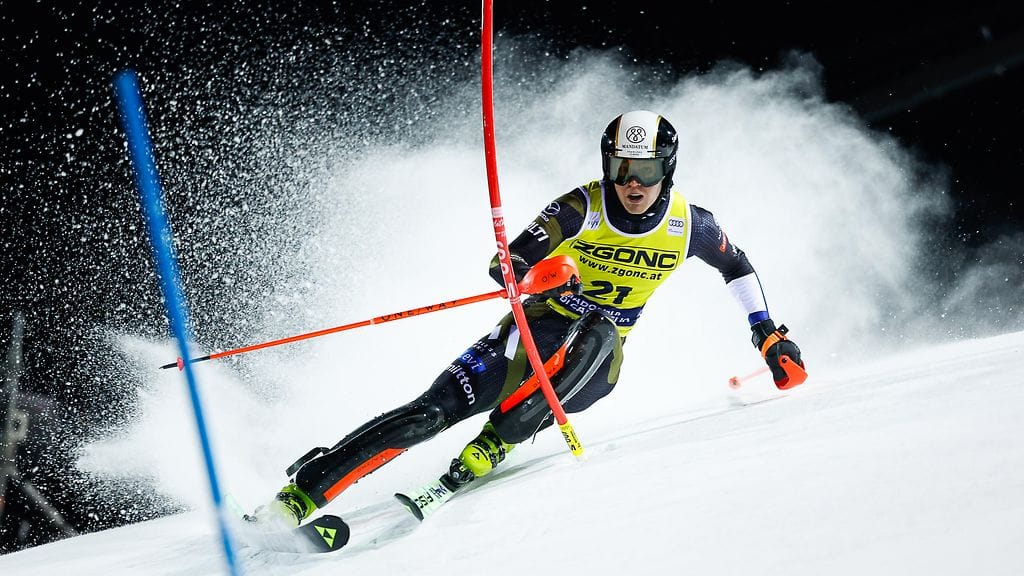 Eduard Hallberg kävi lähellä uransa ensimmäistä voittoa pujottelun maailmancupissa.