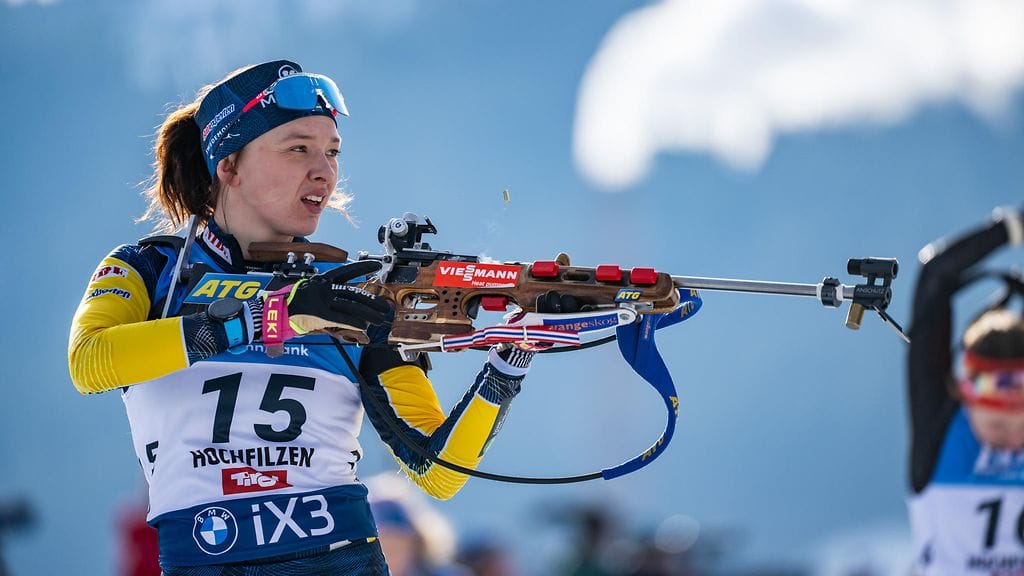 Linn Gestblom hävisi Itävallan Hochfilzenin maailmancupin kisojen jälkeen.