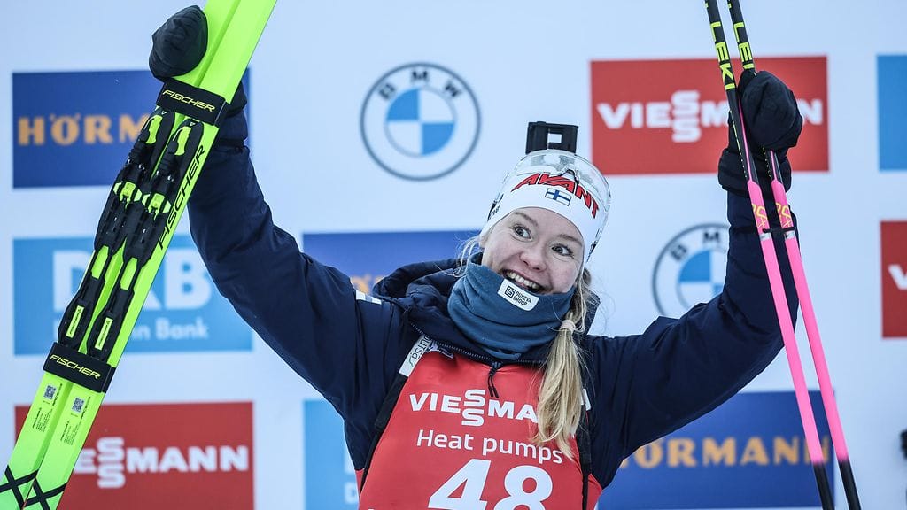 Suvi Minkkinen oli tyytyväinen joulutauon jälkeiseen kuntoonsa.