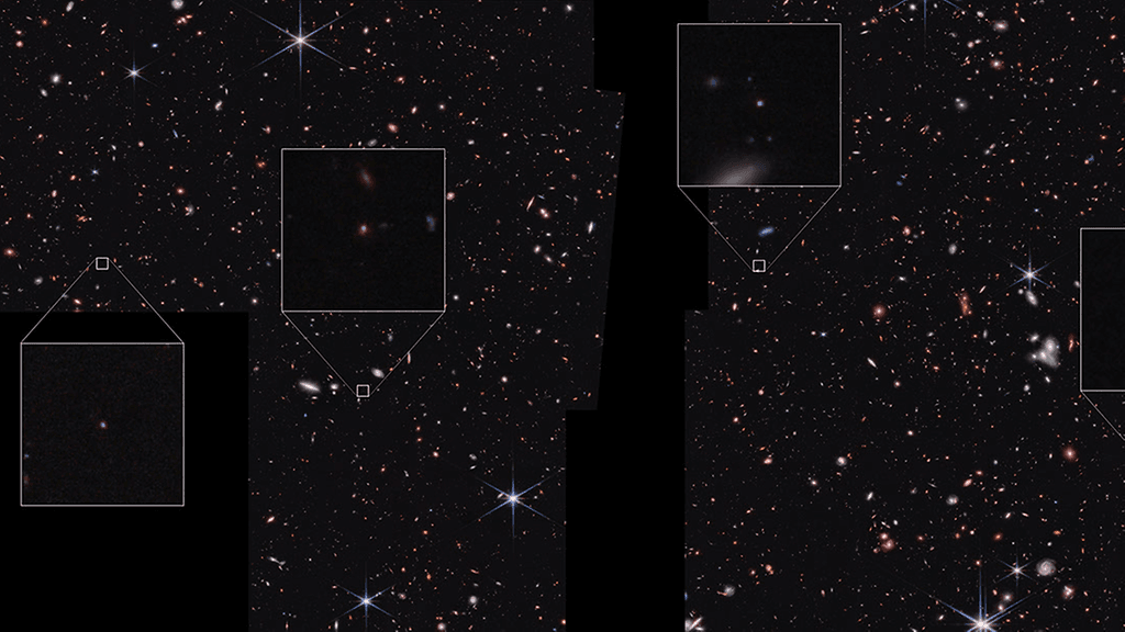 Tähtiä, galakseja, vai jotain ihan muuta? James Webb -avaruusteleskooppi on havainnut omituisia kosmisia kappaleita, joita ei ole pystytty luokittelemaan.