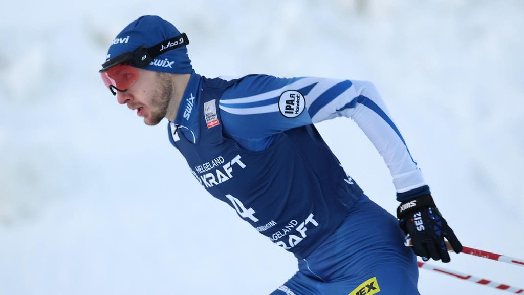 Ilkka Herola oli 14:s Otepään maailmancup-kisassa lauantaina.