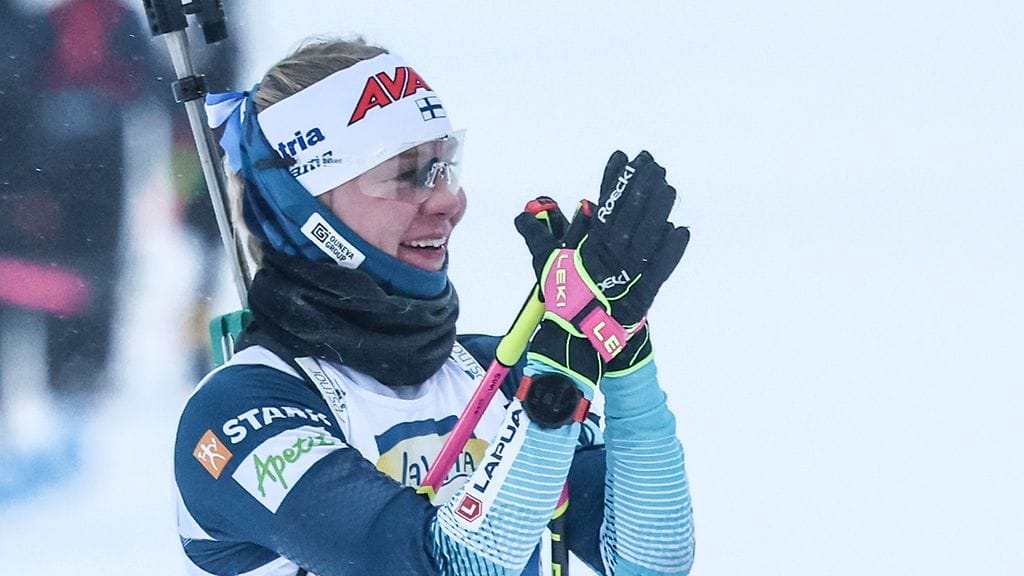 Suvi Minkkinen oli viestissä ankkuriosuuden nopein.