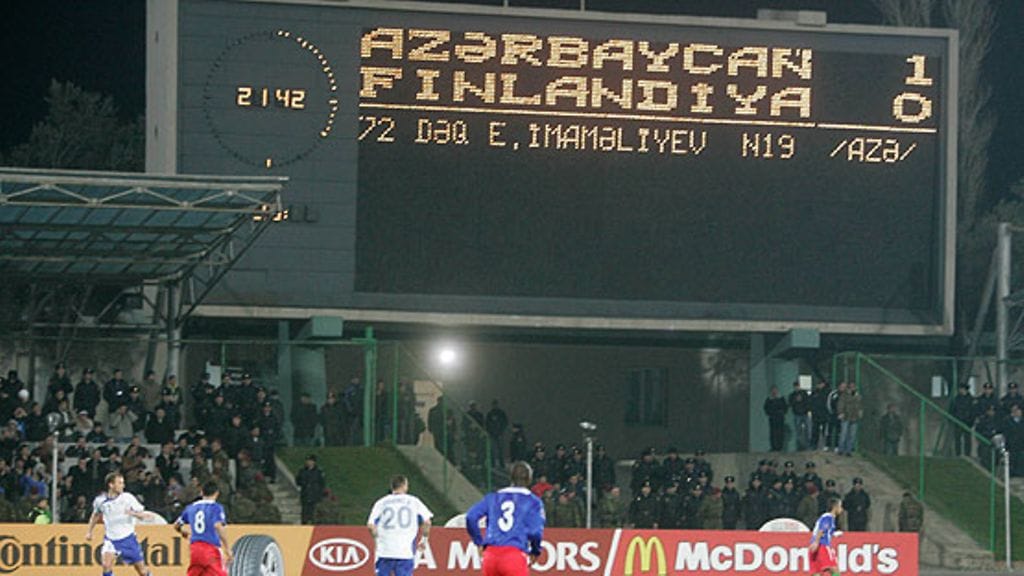 Suomi - Azerbaidzan, Baku. Kuva: Jussi Nukari/LEHTIKUVA.