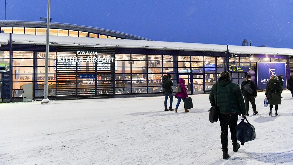 Kuvituskuvassa Kittilän lentoasema.
