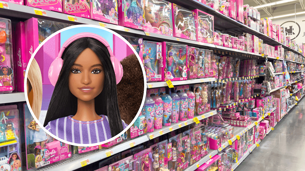 Uudella Barbiella on melua vaimentavat kuulokkeet aistiärsykkeiden välttämiseksi.