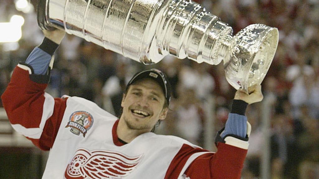Sergei Fedorov oli voittamassa Detroit Red Wingsille kolmea Stanley Cup -mestaruutta.