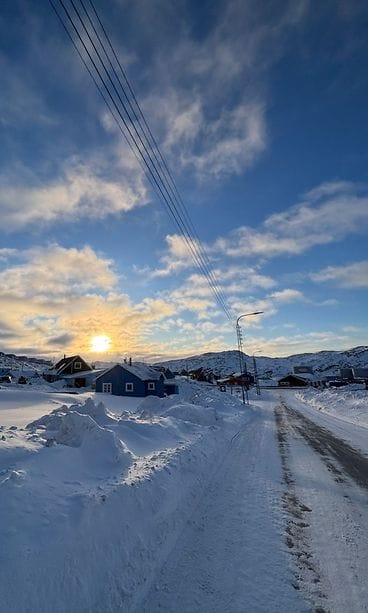 Krista Anttisaaren kuva Grönlannista. 2