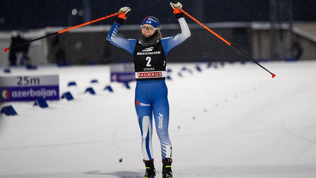 Minja Korhonen vietti tähän astisen uransa parasta kisaviikonloppua Otepäässä.