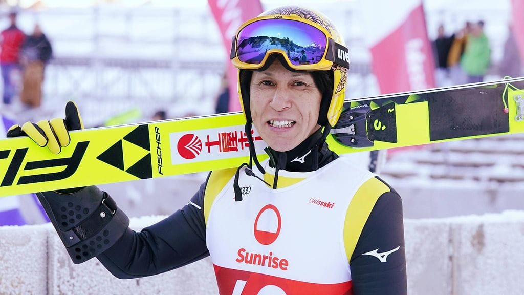 Noriaki Kasai kuvattuna joulukuussa 2024.