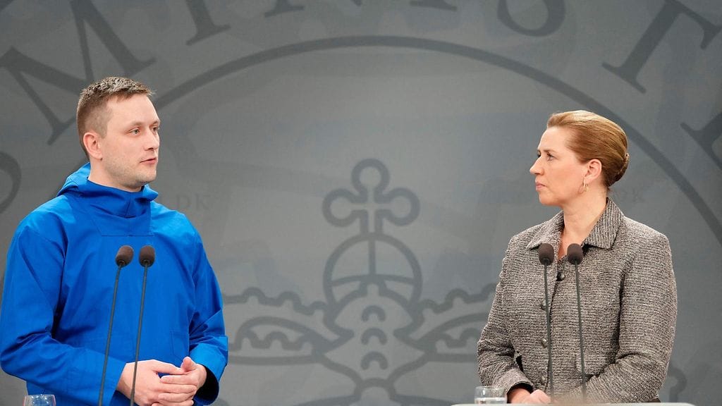 Grönlannin ja Tanskan pääministerit Kööpenhaminassa 13. joulukuuta 2026.