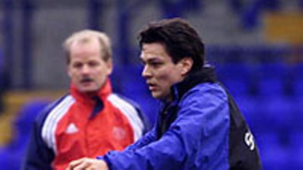 Antti Muurinen ja Jari Litmanen, kuva: Laurence Griffiths