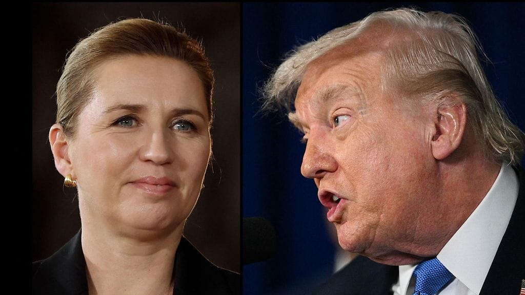 Mette Frederiksen Donald Trump LK