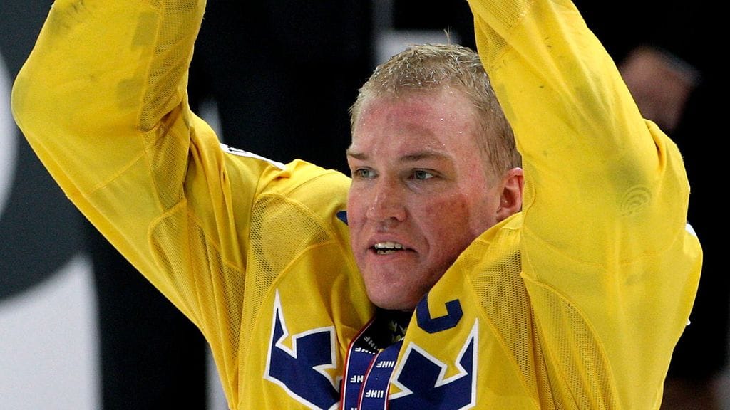 Kenny Jönsson kahmi kolme arvokisakultaa Ruotsin miesten jääkiekkomaajoukkueessa.