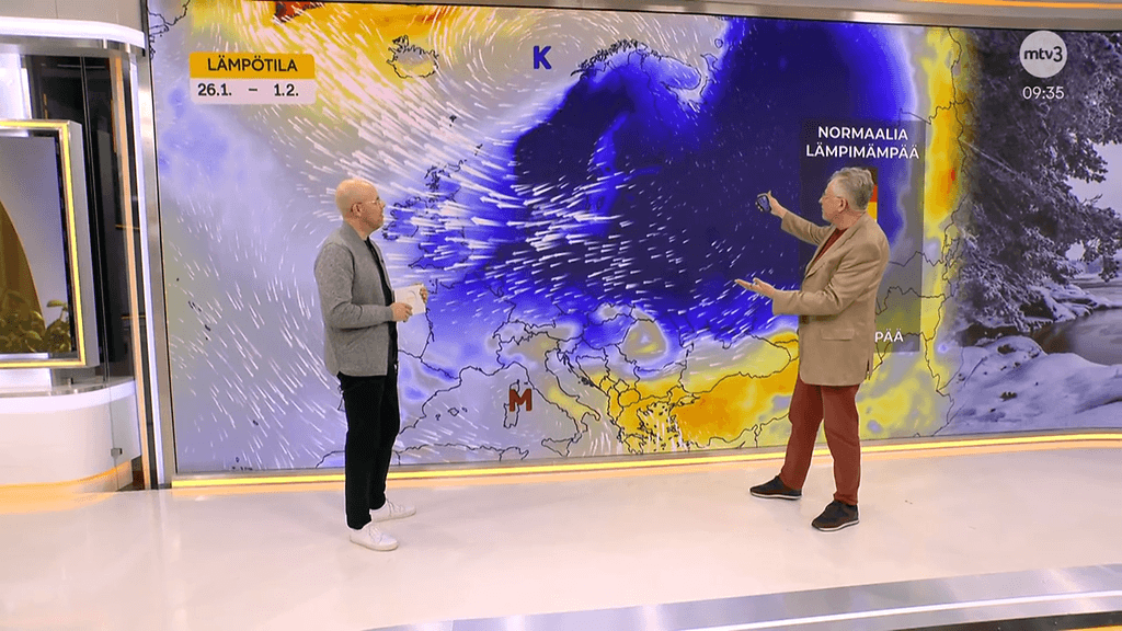 Valtaisa kylmä rintama Venäjältä vyöryy koko Pohjois-Eurooppaan