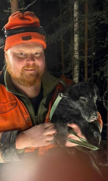 Jarru pääsi isännän syliin noin 54 tunnin rupeaman jälkeen.