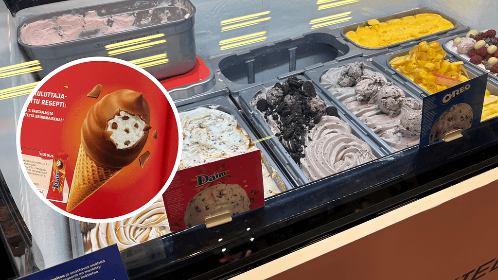 Tutut jäätelöt vaihtoivat omistajaa. Samalla niiden resepti vaihtui.