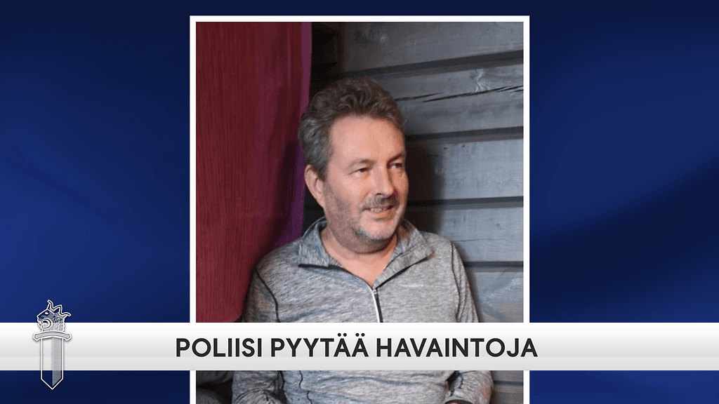 Poliisi kaipaa havaintoja tästä miehestä.
