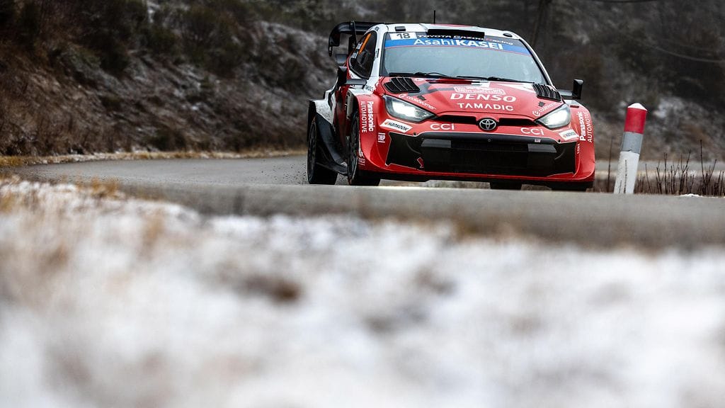 Takamoto Katsuta koki rengasrikon Monte Carlon viidennellä erikoiskokeella.