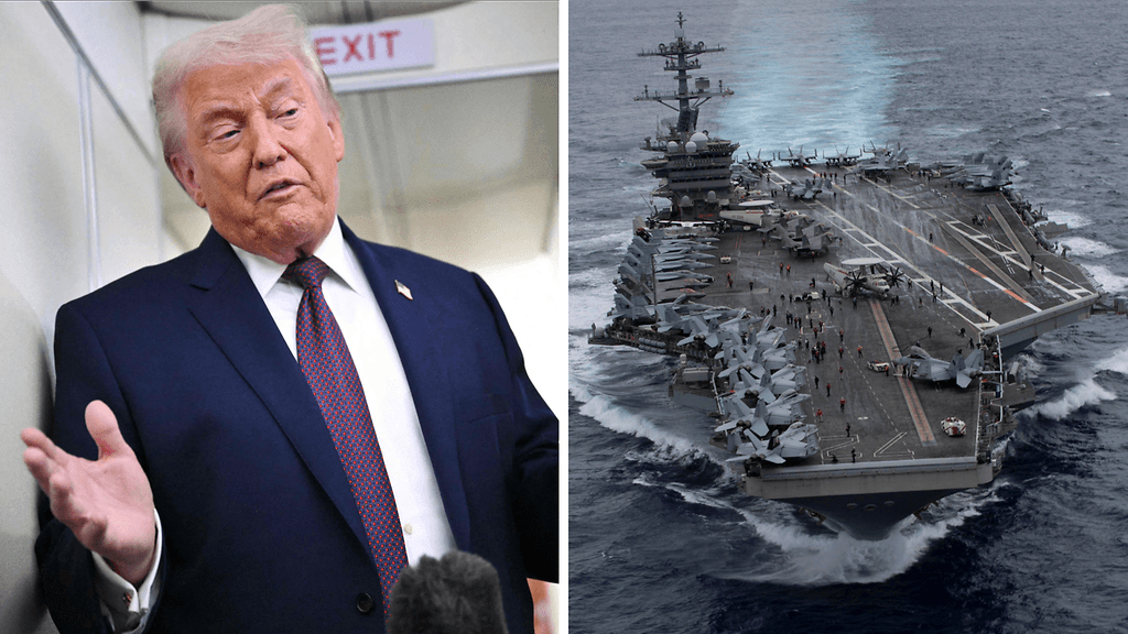 Presidentti Trumpin mukaan Yhdysvaltojen laivasto siirtyy kohti Irania "varmuuden vuoksi"