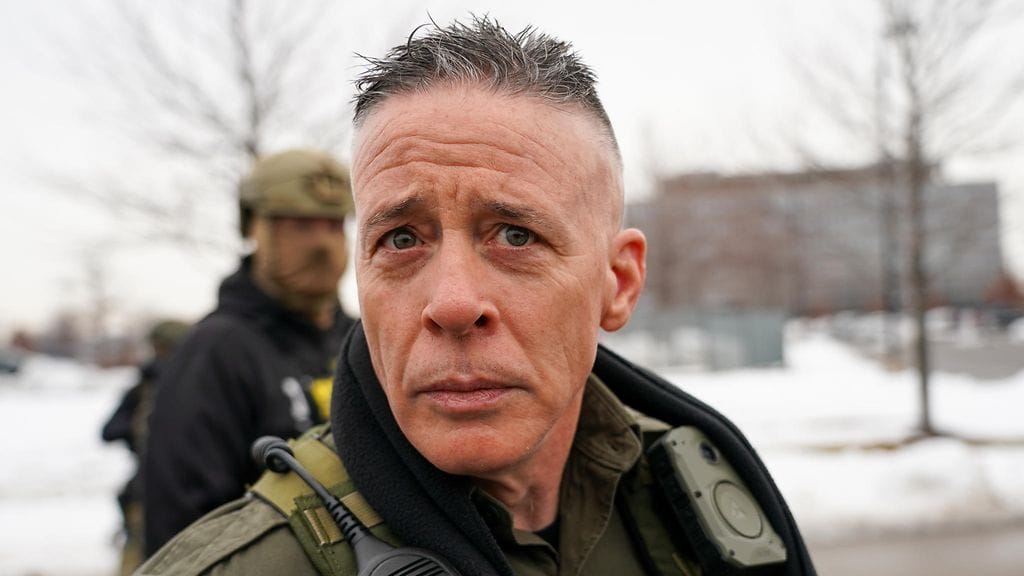 Yhdysvaltain rajavartioston komentaja Gregory Bovino.