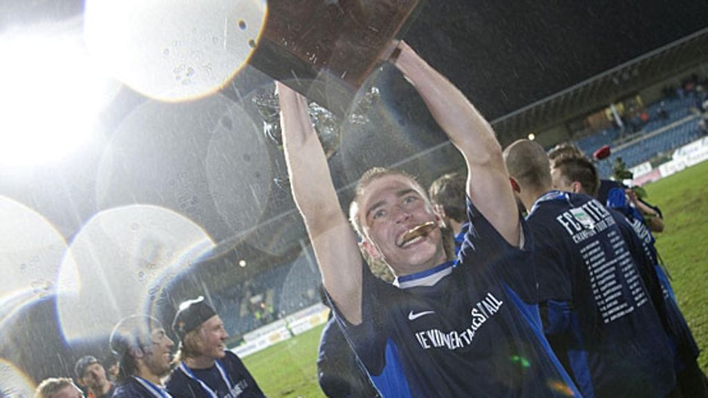 Inter juhlii mestaruutta 2008, kuva: Lehtikuva