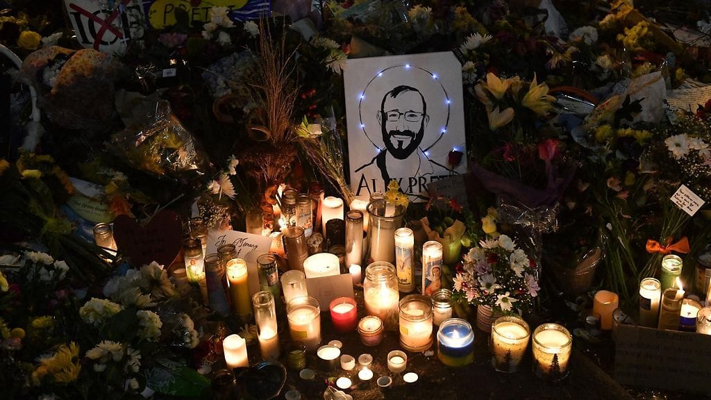 alex pretti muistopaikka