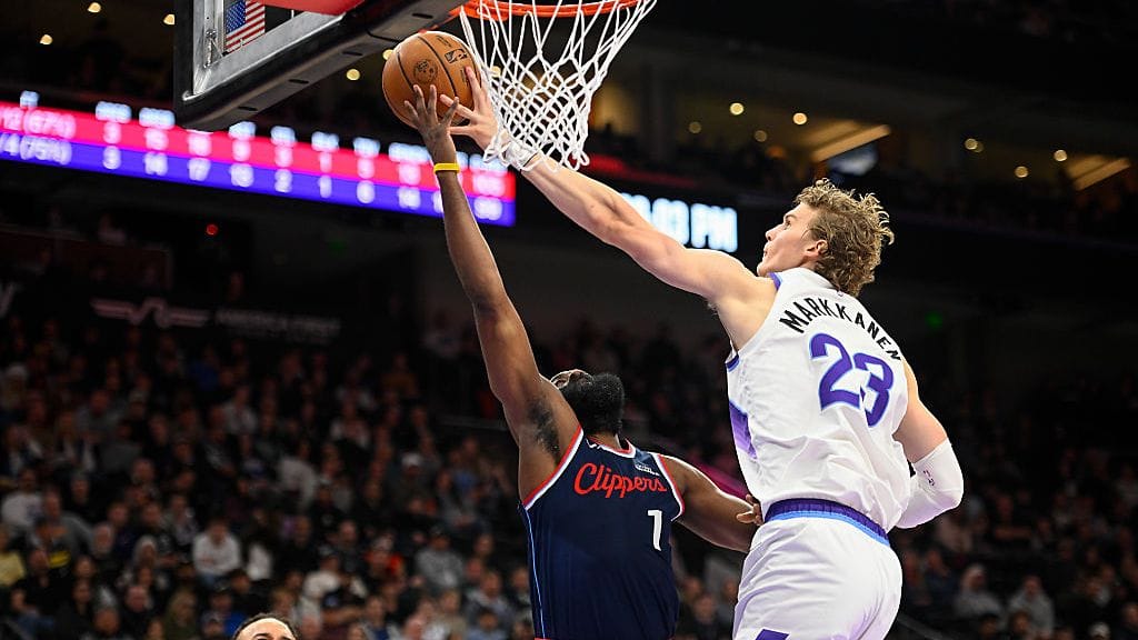 Lauri Markkasen Utah Jazz kärsi tappion Los Angeles Clippersille.
