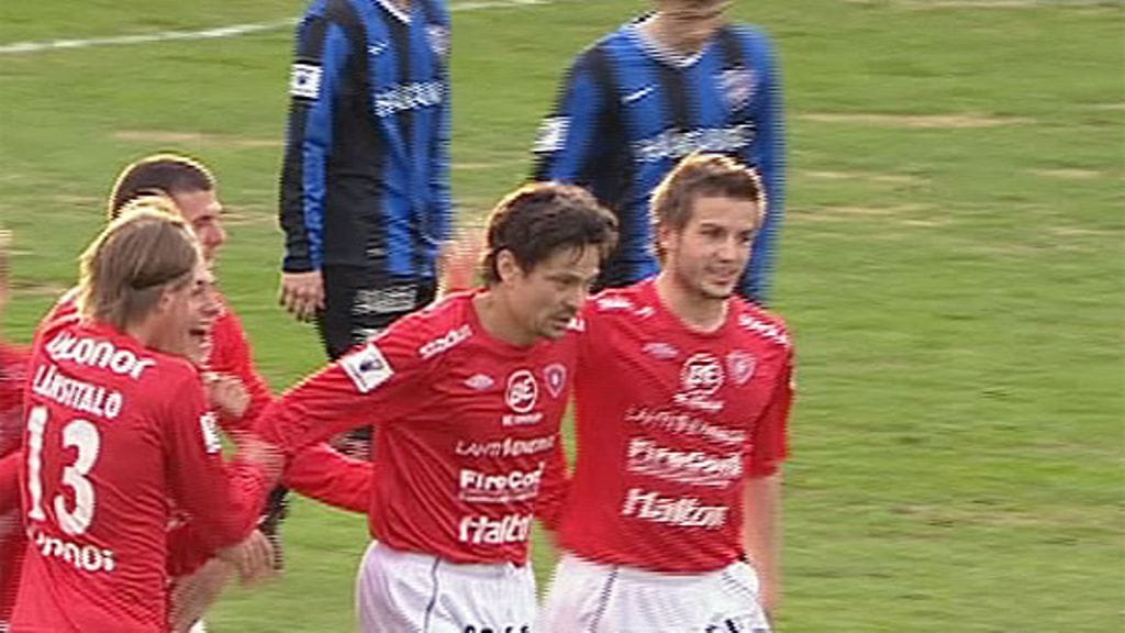 FC Inter - FC Lahti. Kuva: MTV3.