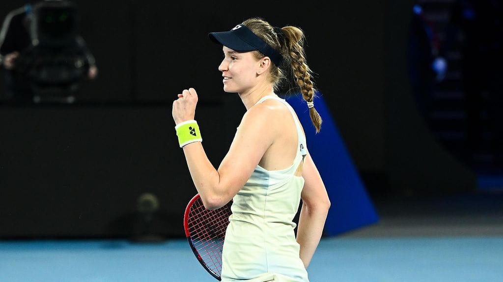 Jelena Rybakina voitti toista kertaa urallaan kaksinpelin grand slam -turnauksen.