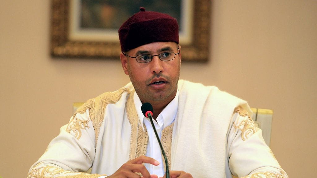 Saif al-Islam Gaddafi vuonna 2010.