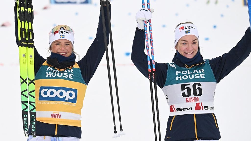 Frida Karlsson, Moa Ilar ja muut Ruotsin maastohiihtäjät saivat majoittua toiseen hotelliin.