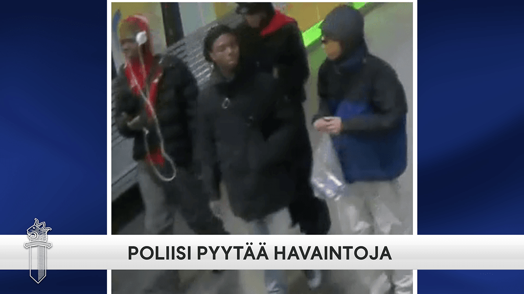Jos tunnet kuvan henkilöitä, ilmoita siitä poliisille.