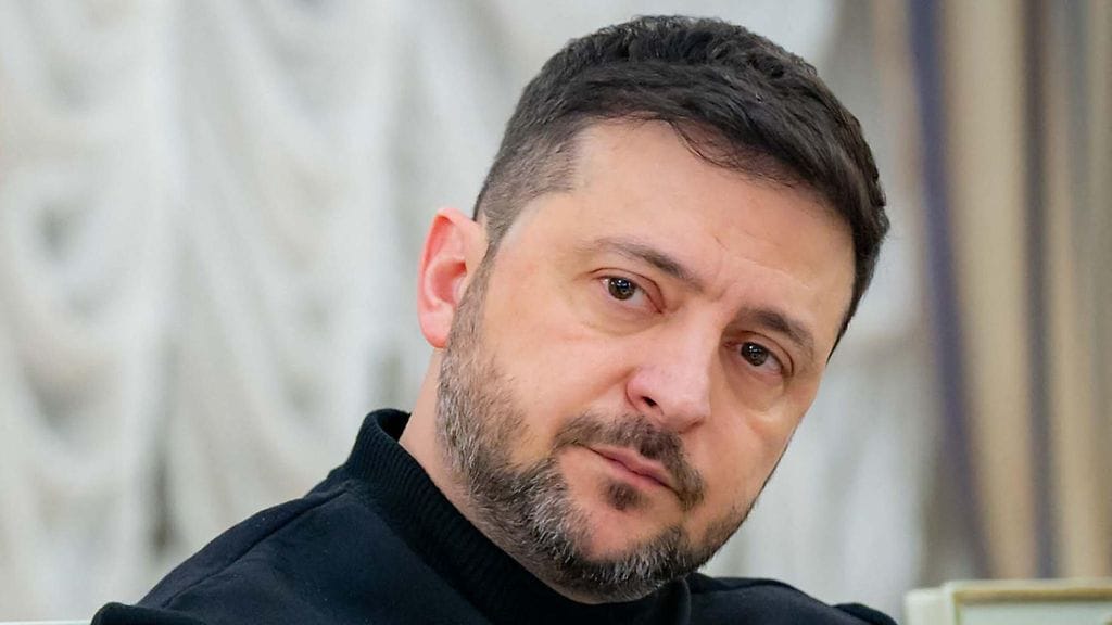 Ukrainan presidentti Volodymyr Zelenkyi.