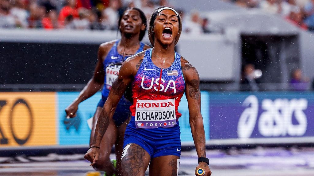 Sha'Carri Richardson kaahasi rajua ylinopeutta Floridassa.