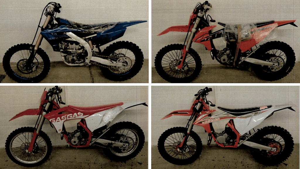 Miehen ajamasta pakettiautosta löytyi noin 100 000 euron arvosta moottoripyöriä.