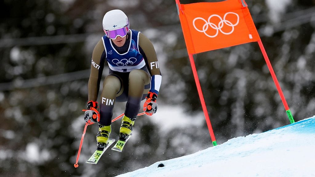 Elian Lehto ei onnistunut Milano-Cortinan olympialaisten syöksylaskussa.