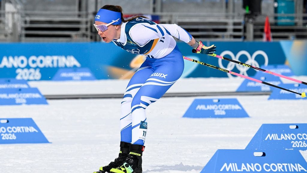 Kerttu Niskanen oli paras suomalainen Milano-Cortinan talviolympialaisten naisten yhdistelmähiihdossa.