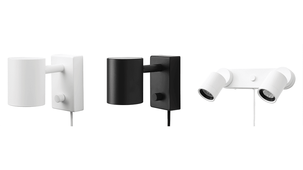 Ikea takaisinveto valaisimet