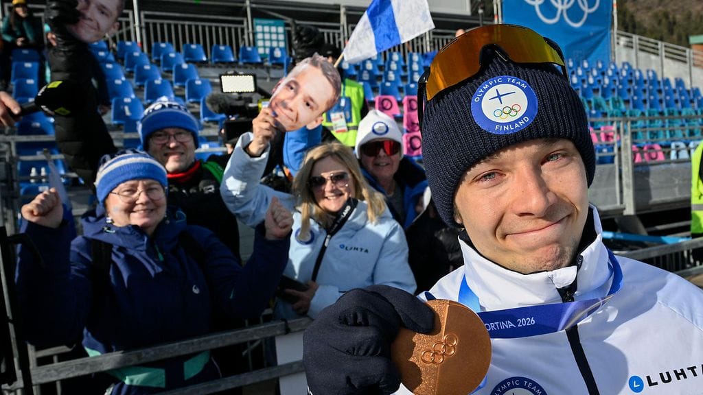 Eero Hirvonen on nyt olympiamitalisti.