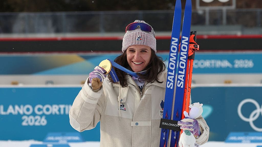 Julia Simon on ollut mainiossa vireessä Anterselvassa.