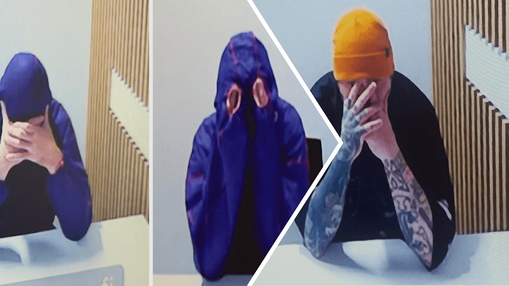 Epäillyistä yksi miehistä on yhä vangittuna, kaksi muuta käräjäoikeus määräsi alkuvuodesta tehostettuun matkustuskieltoon. Kuvat ovat lokakuun vangitsemisoikeudenkäynnistä.